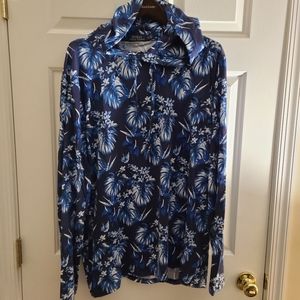 RALPH LAUREN POLO HOODIE TSHIRT XL TROPICAL